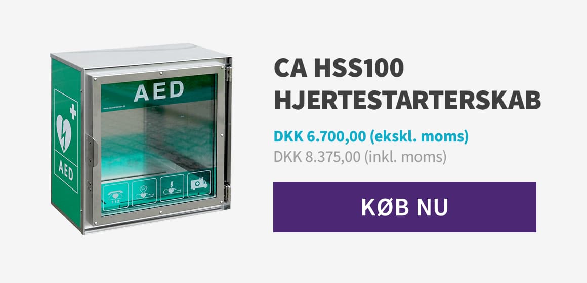 Køb et CA HSS100 udendørs hjertestarterskab